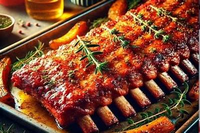 Costillas De Cerdo Al Horno
