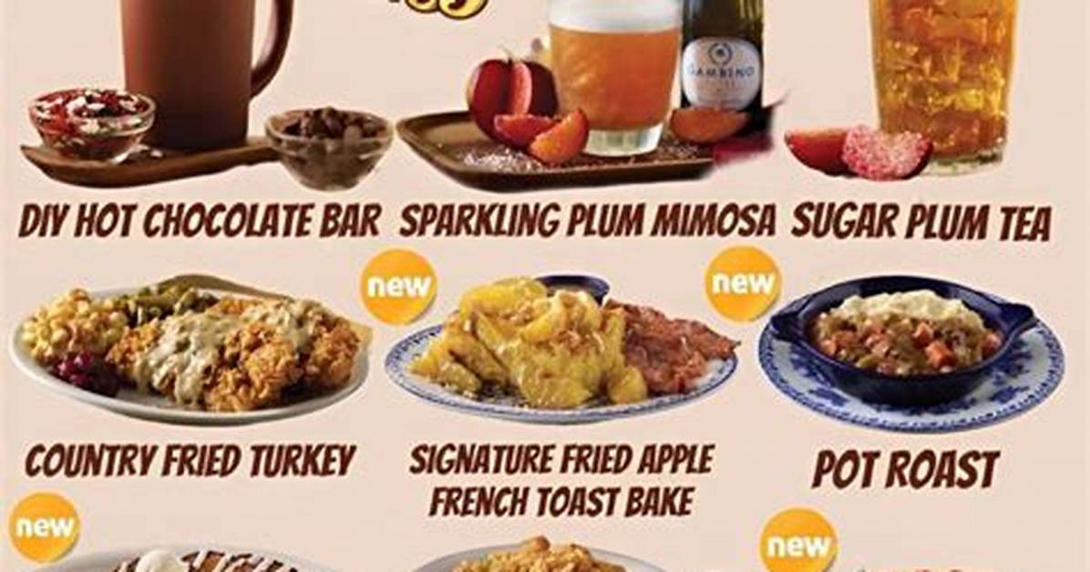Cracker Barrel Holiday Menu and Prices - Sarkariresult
