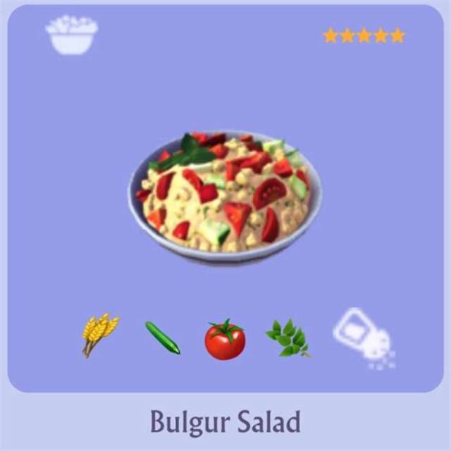 Creating Bulgur Salad in Disney Dreamlight Valley: Recipe Guide - Sarkariresult