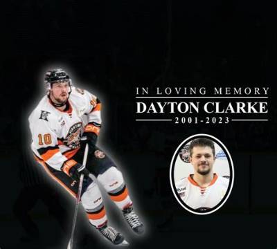 Dayton Clarke Car Accident Linked to 34-Year-Old Hockey Captain Death Cause