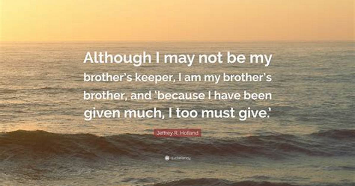 De-Haven: I Am My Brother's Keeper