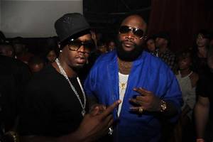 Diddy & Rick Ross Work up a Sweat Cleaning Yung Miami's Car