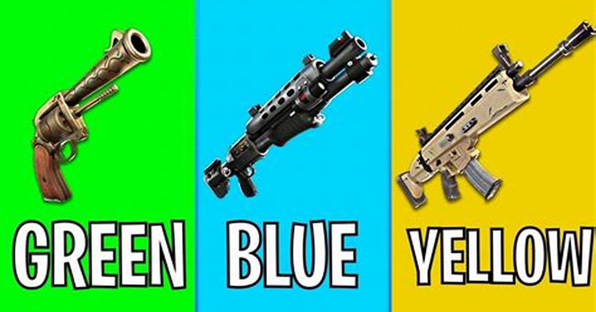 Do Gun Colors Matter in Fortnite?