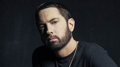 Eminem Has Dark Hair and a Beard — He Looks Totally Different!