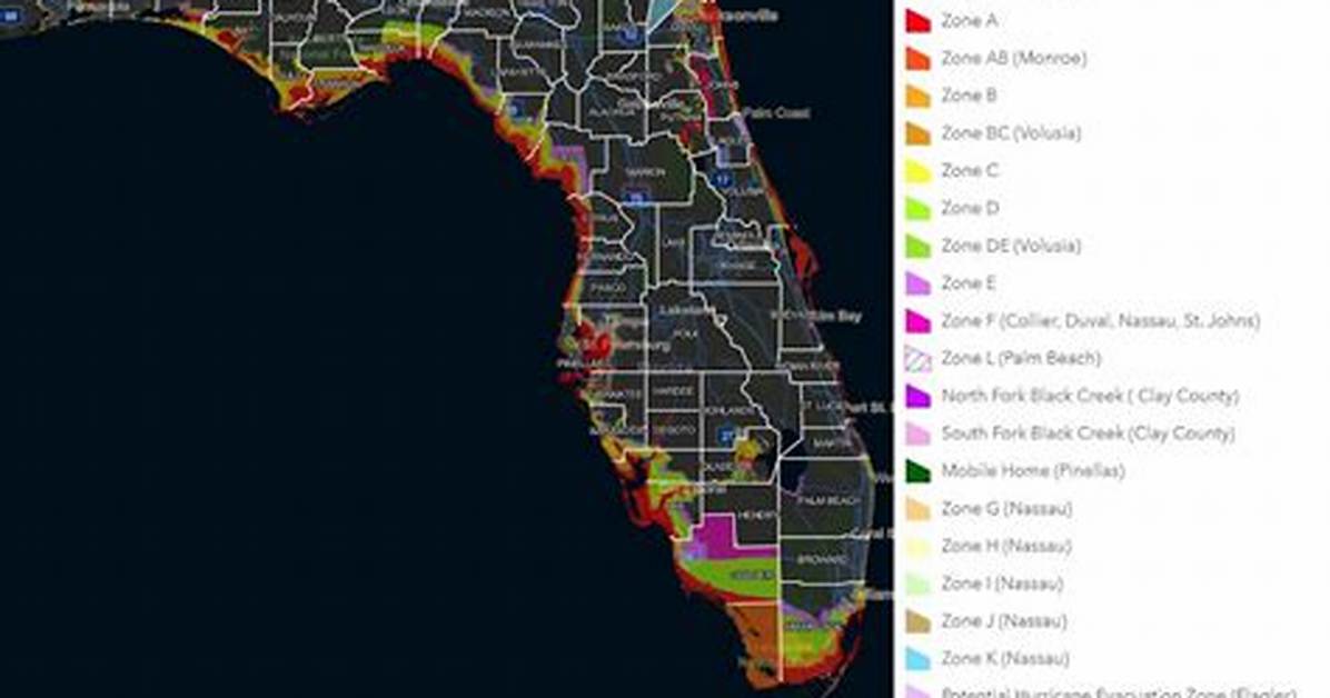 Florida Evacuation Map Shows Who Will Have to Leave Before Hurricane Ian Strikes