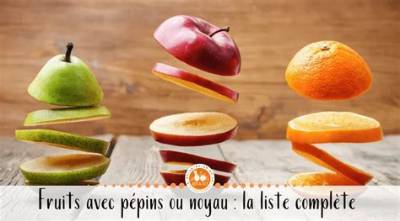 Fruits a Pepin Ou Noyau?