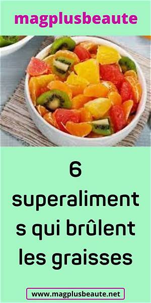 Fruits Qui Brulent Les Graisses?