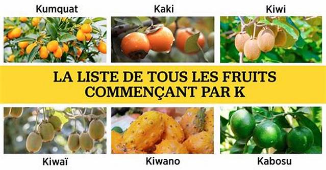 Fruits Qui Commence Par K?