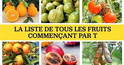Fruits Qui Commence Par T?