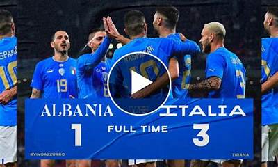 Ft: Albania 1-3 Italy, Vincenzo Grifo Nets Brace! (Video Highlights)