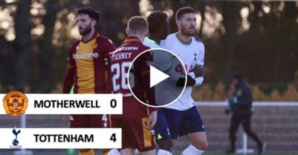 Ft: Tottenham 4-0 Motherwell, Matt Doherty Hit Brace! (Video Highlights)