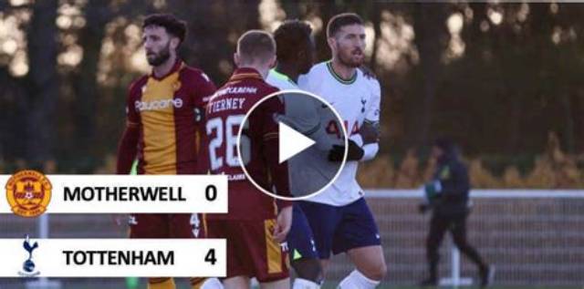 Ft: Tottenham 4-0 Motherwell, Matt Doherty Hit Brace! (Video Highlights)