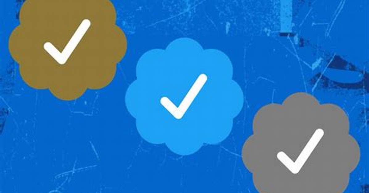 Gold & Grey Tick Marks on Twitter