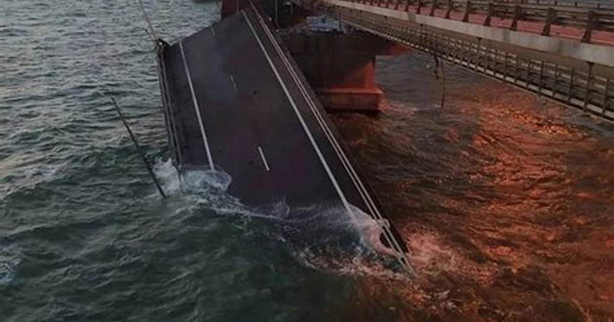 Hours After Putin Turns 70, Bridge Between Russia and Crimea Ignites: ‘Happy Birthday, Mr. President’
