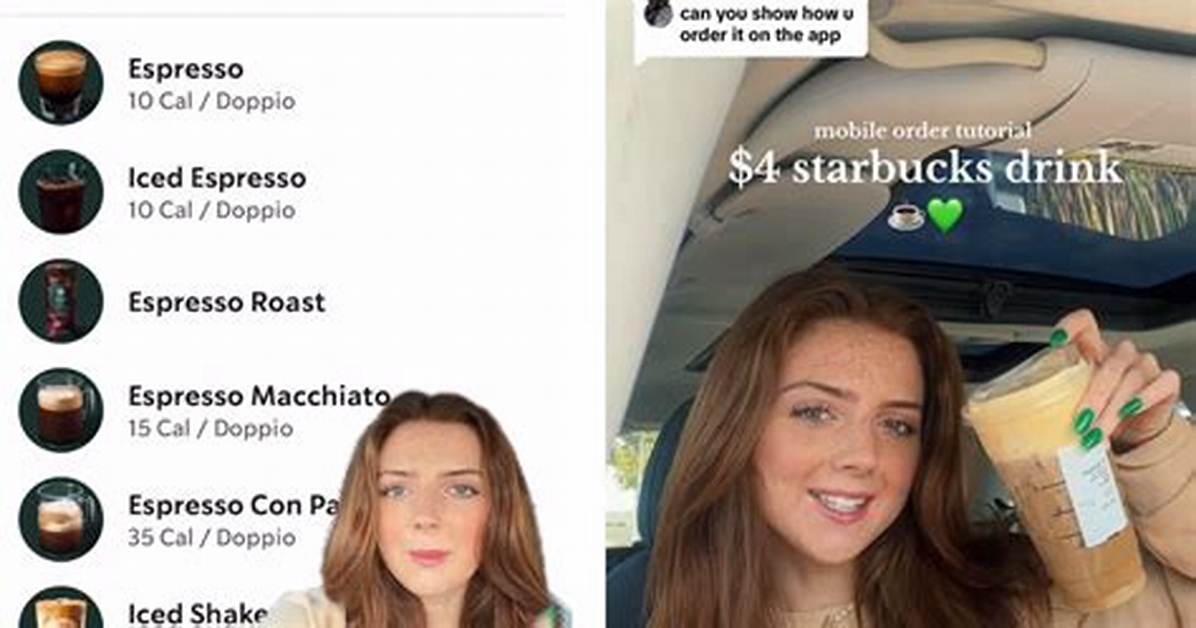 How Are Tiktok Users Getting Cheap Starbucks Drinks?