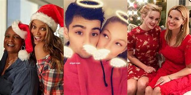 How Celebrities Are Spending the Holidays