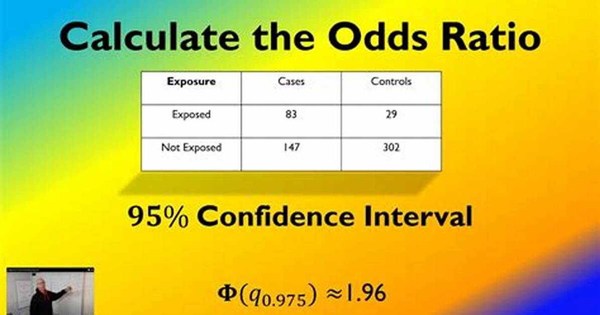How Do You Calculate Odds Ratio Percentage?