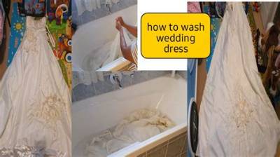 How Do You Wash a Wedding Dress at Home?