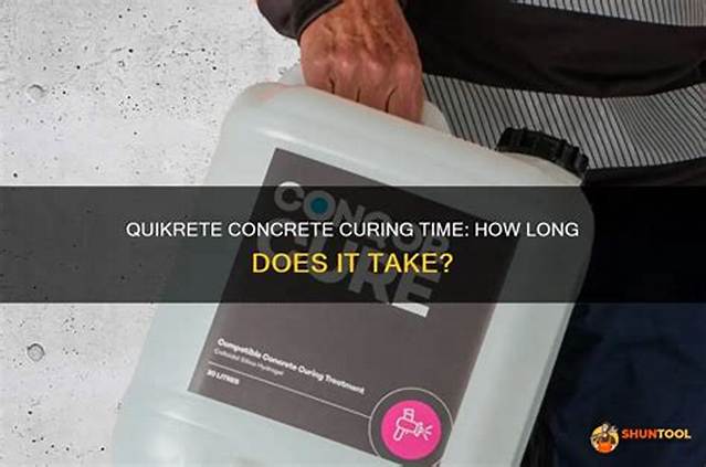 How Long Does Quikrete Take to Cure