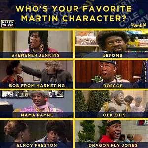 How Many Characters Do Martin Play on Martin?