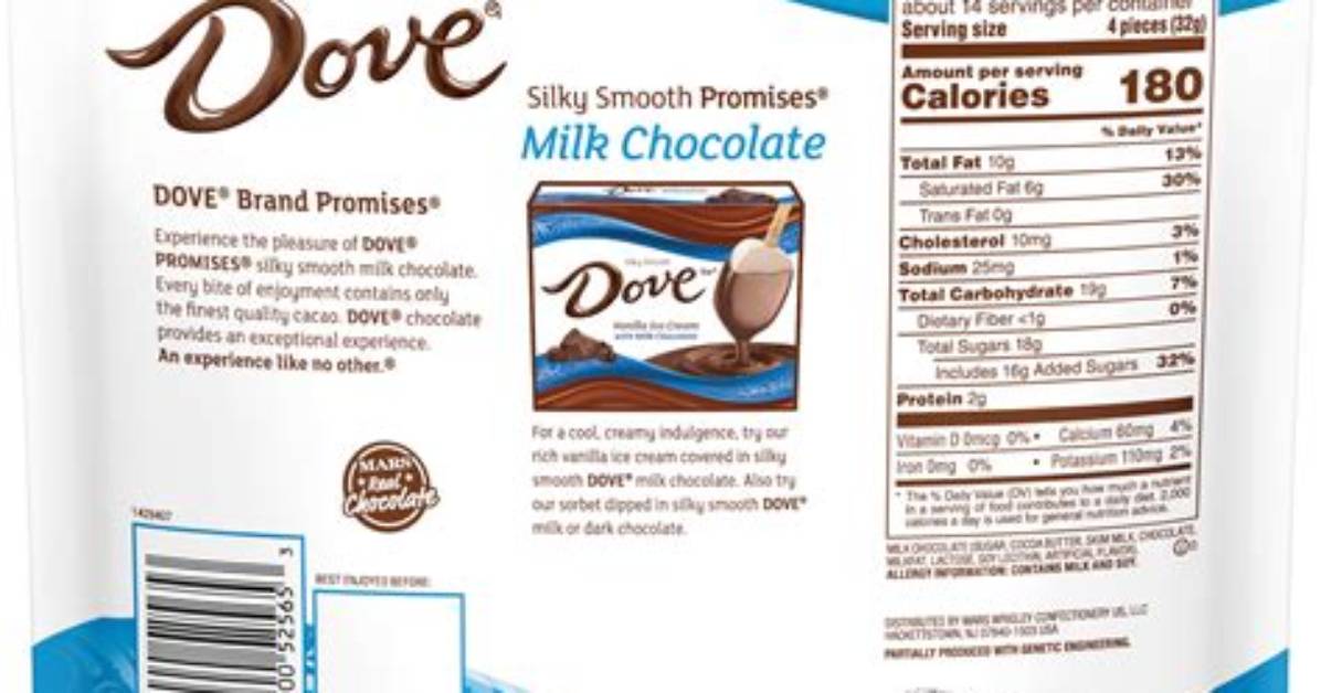 How Many Ounces Is a Dove Square?