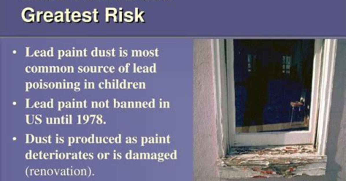 How Much Lead Paint Dust Is Dangerous?