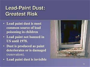 How Much Lead Paint Dust Is Dangerous?