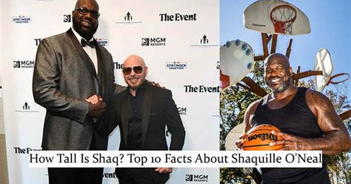 How Tall Is the Basketball Legend Shaquille O'neal?