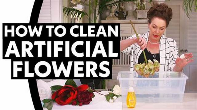 How to Clean Artificial Flowers