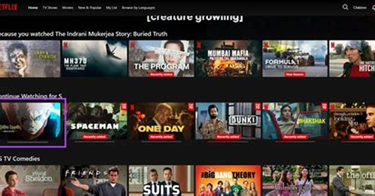 How to Fix Netflix Continue Watching Not Updating? - Sarkariresult