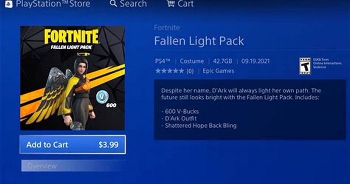 How to Get the Fallen Light Starter Pack in Fortnite Season 8