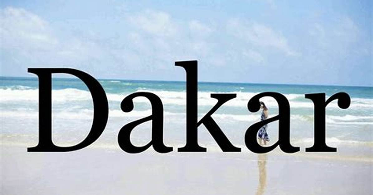 How to Pronounce Dakar in English