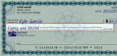 How to Write 80 on a Check