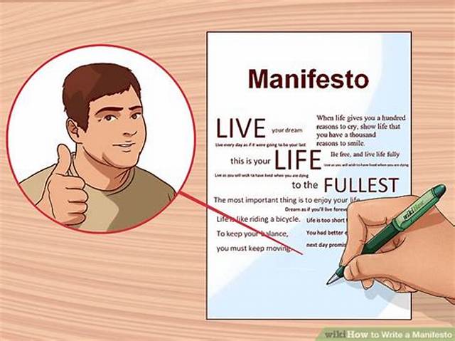 How to Write a Manifesto: a Step-by-Step Guide