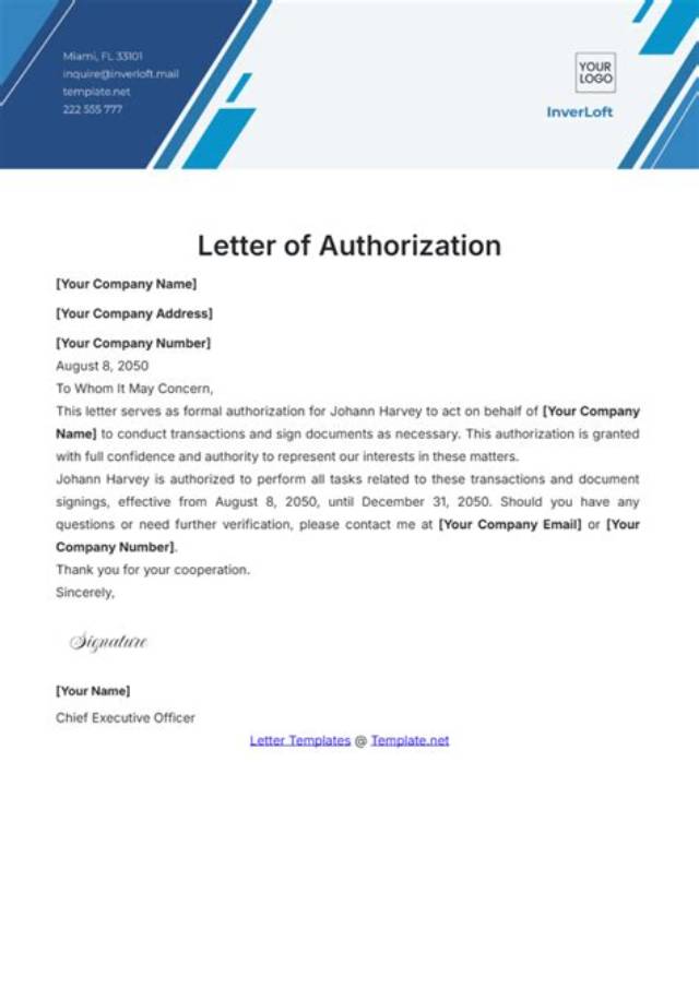 How to Write Authorization Letter