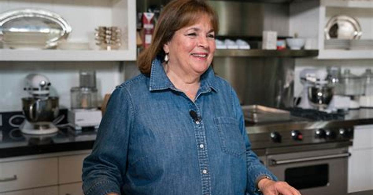 Ina Garten Needed a Little Help from a Fireman to Make Her Most Un-Barefoot Contessa-Like Dish Ever