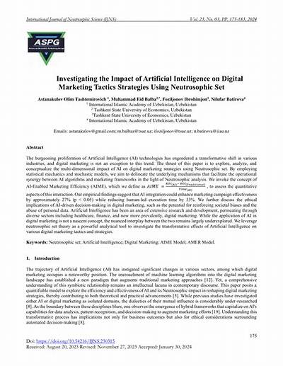Investigating Jasminx: Artificial Intelligence and Digital Solutions in the Future.