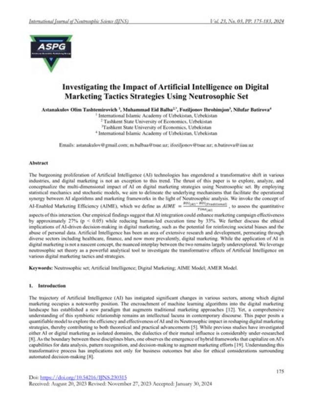 Investigating Jasminx: Artificial Intelligence and Digital Solutions in the Future.