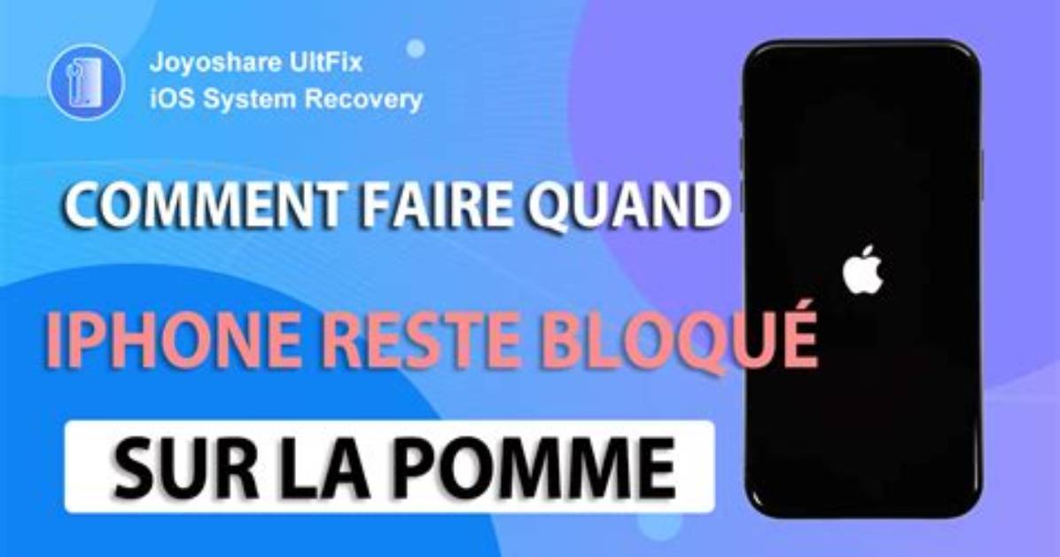 Iphone Qui Bloque Sur La Pomme?