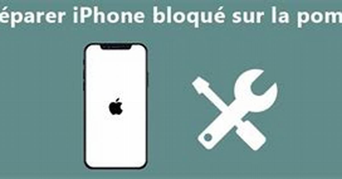 Iphone Qui Reste Bloquer Sur La Pomme?