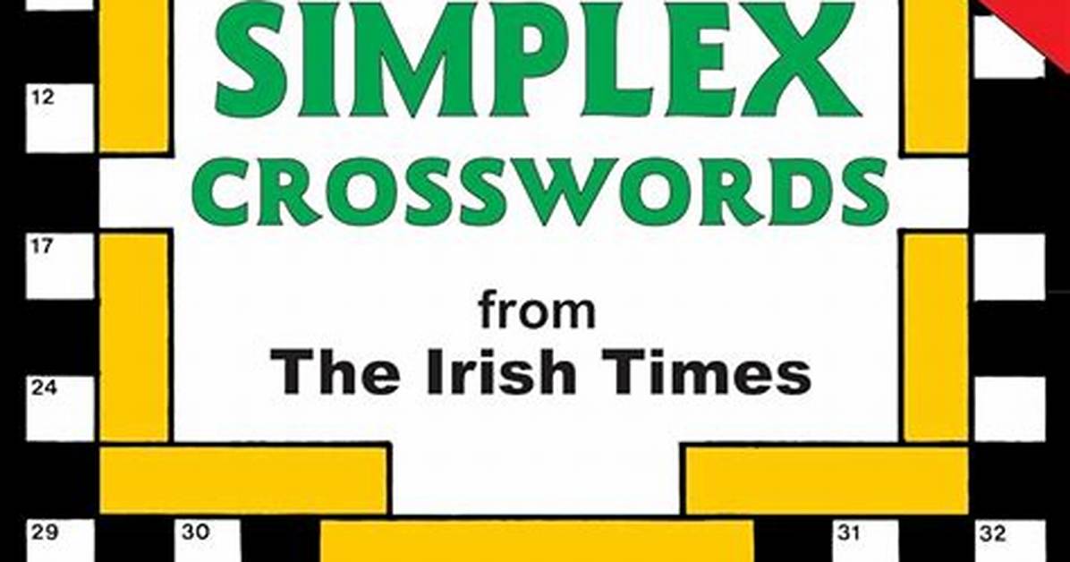 Irish Times Simplex Pick-Me-Ups Crossword Clue Puzzle Answer with 6 Letters