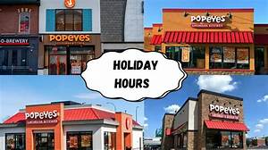 Is Popeyes Open on Christmas - Sarkariresult