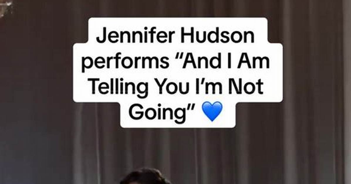 Jennifer Hudson's Powerful Performance of "I Know Where I've Been"