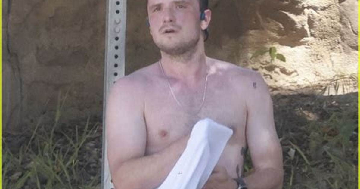 Josh Hutcherson Goes Shirtless for Run Around L. A. | Josh Hutcherson, Shirtless | Just Jared: Celebrity News and Gossip