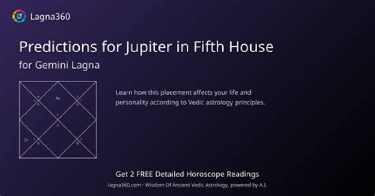 Jupiter in Gemini in the 5Th House — Truly Divine
