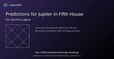 Jupiter in Gemini in the 5Th House — Truly Divine