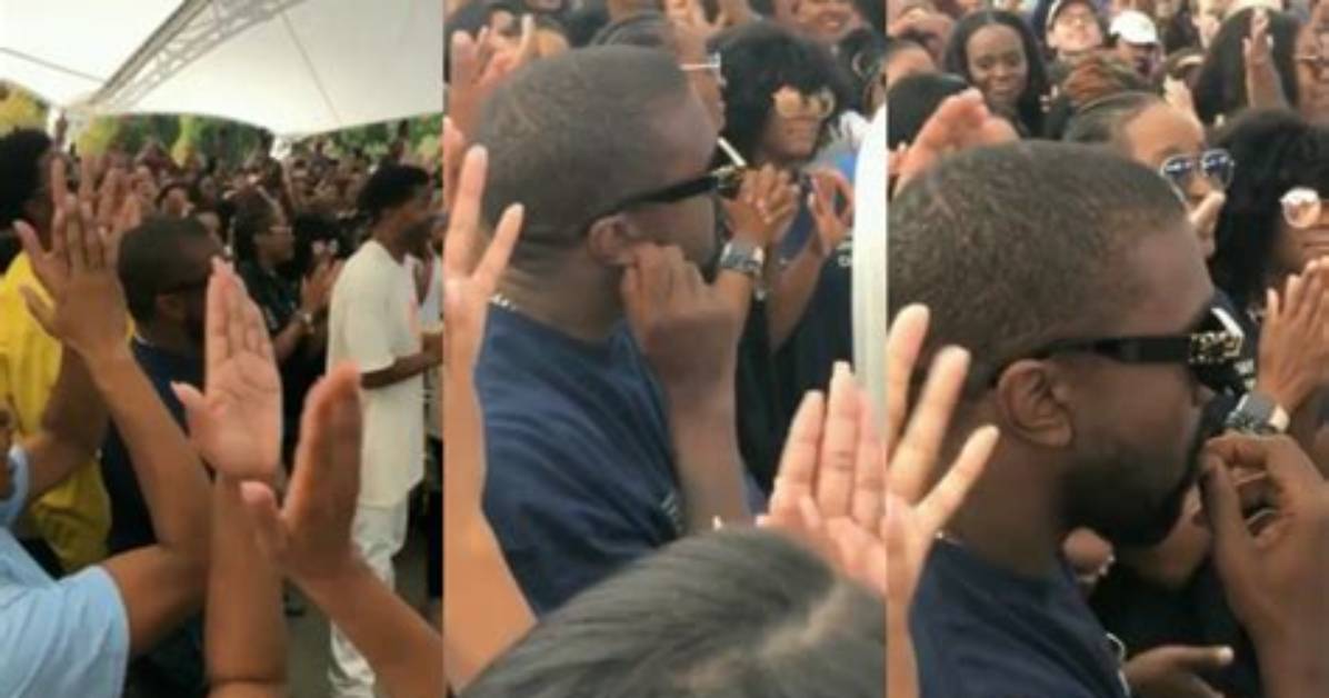 Kanye West "Eating Earwax" Video Goes Viral — & It's Not Pretty