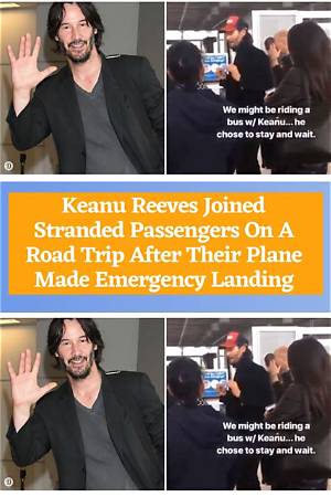 Keanu Reeves Took Road Trip with Stranded Passengers After Flight Was Forced to Make Emergency Landing