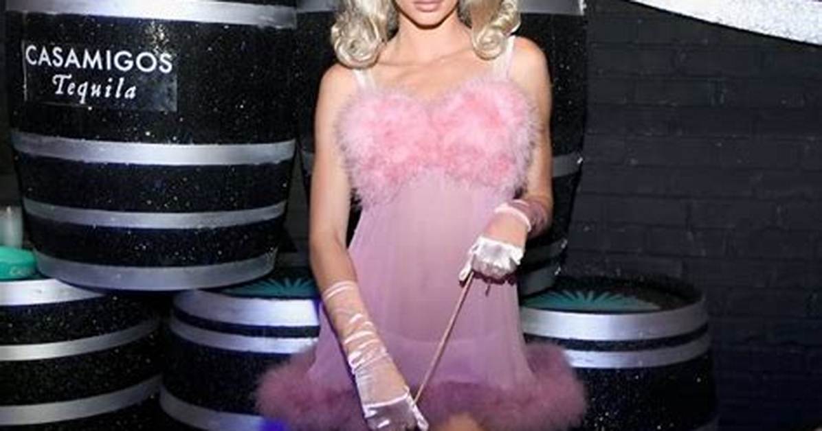 Kendall Jenner Wore a Giant Blonde Wig as a Fembot for Halloween