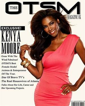 Kenya Moore Dazzles Rolling out Magazine with Her Topless Photos
